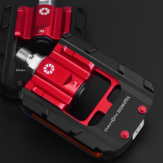 DAHON ダホン 折り畳み式 ペダル シールドベアリング 軽量 薄型 アルミ 輪行 自転車 折りたたみ自転車 フラットペダル