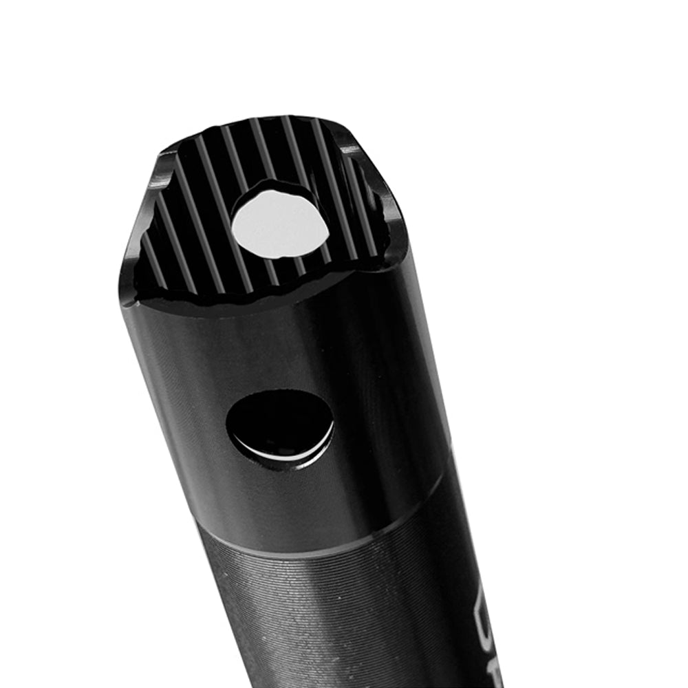 DAHON 軽量 アルミ シートポスト φ33.9mm×580mm 自転車用 323g 滑り止め 傷防止 保護キャップ ダホン TURN ターン 折りたたみ自転車 アルミニウム