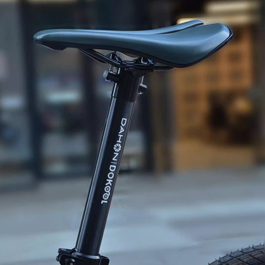 DAHON 軽量 アルミ シートポスト φ33.9mm×580mm 自転車用 323g 滑り止め 傷防止 保護キャップ ダホン TURN ターン 折りたたみ自転車 アルミニウム