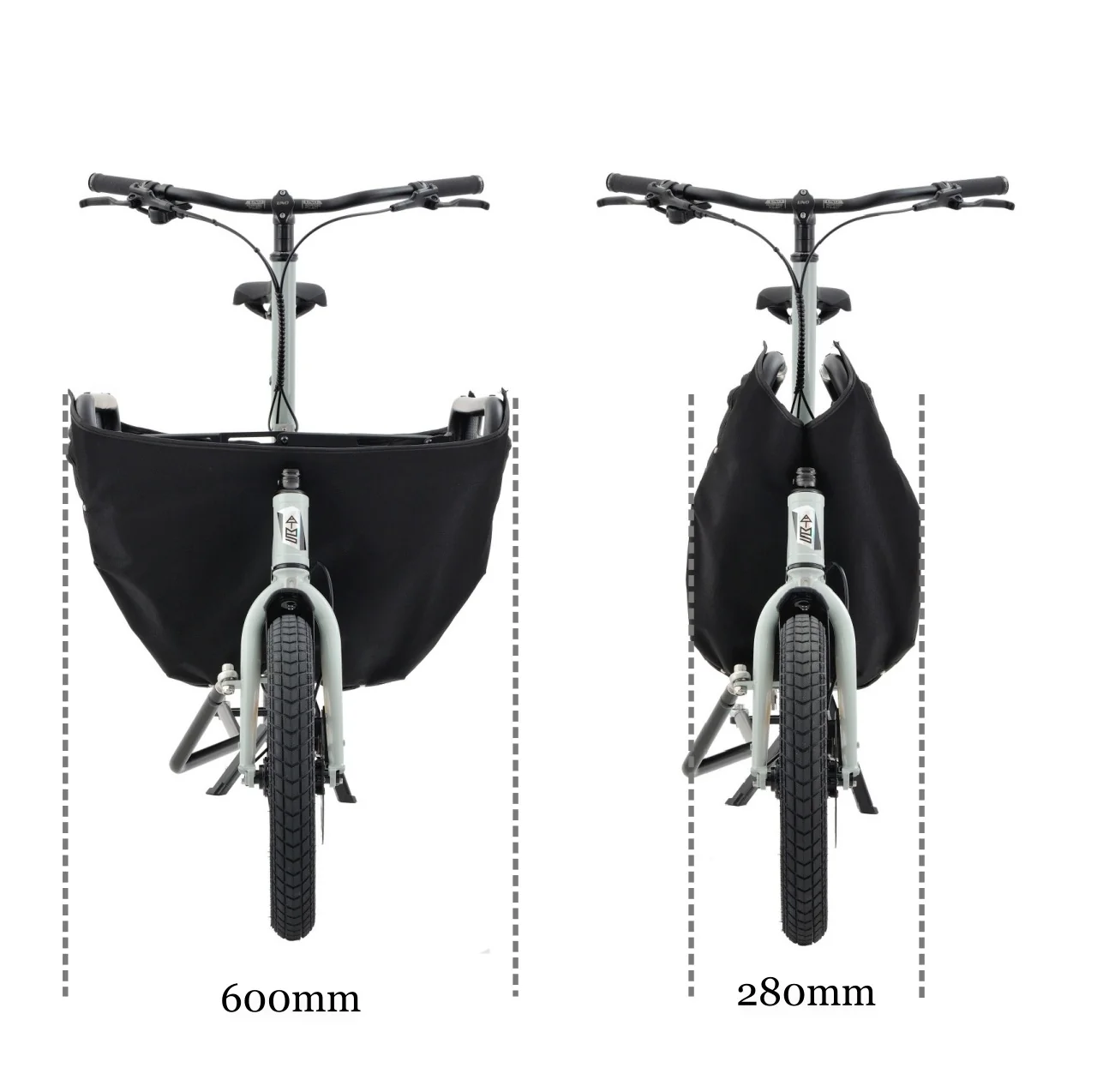 ATMOSE Haul’r P1 折りたたみ ミニカーゴバイク カーゴ自転車｜6061アルミ 軽量 コンパクト 都市型 通勤 買い物 ペット アウトドア 35kg積載