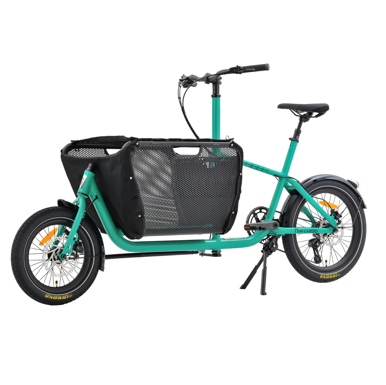 ATMOSE Haul’r P1 折りたたみ ミニカーゴバイク カーゴ自転車｜6061アルミ 軽量 コンパクト 都市型 通勤 買い物 ペット アウトドア 35kg積載