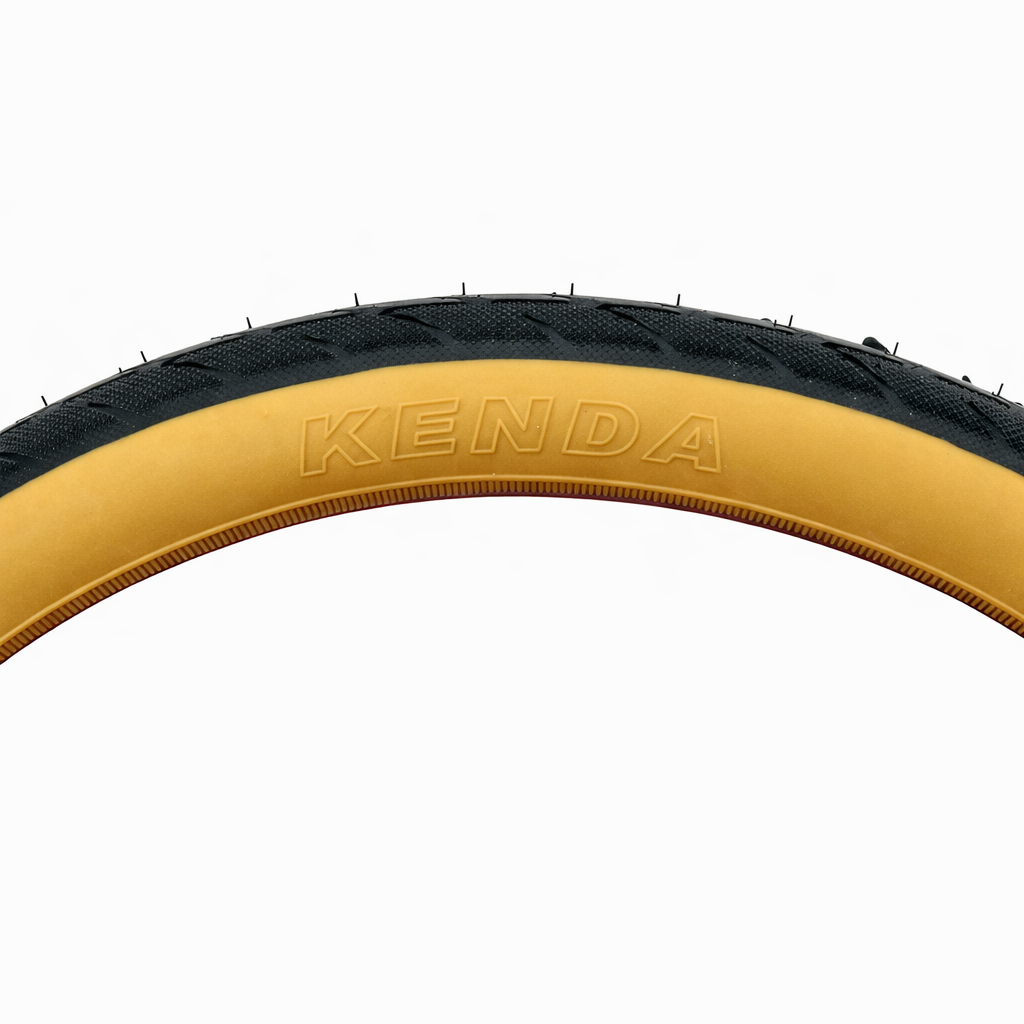 KENDA K1082 イエローサイドウォール 14インチ 14x1.35（32-254）HE 30TPI タイヤ 1本 小径車 折りたたみ自転車 DAHON ダホン K3