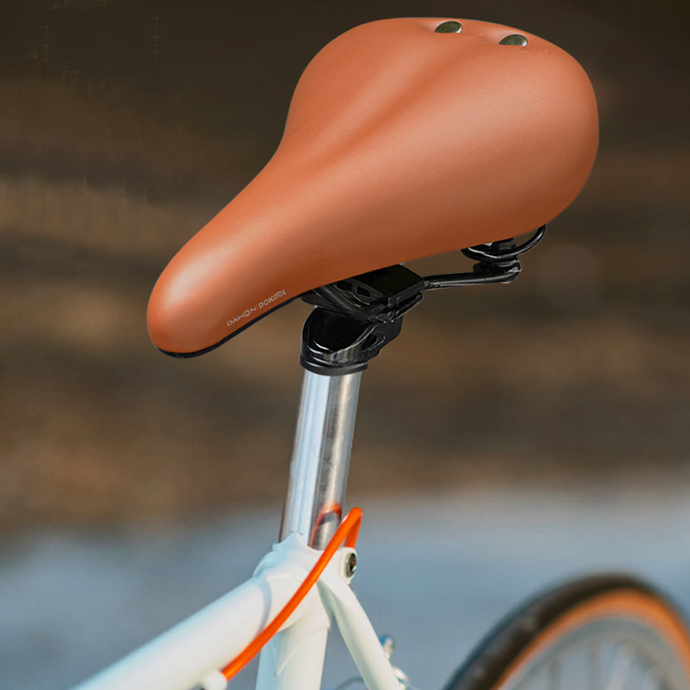 DAHON ダホン 純正 クラシック サドル CLASSIC SADDLE レザー調 合成皮革 自転車 クッション バネ 肉厚 柔らかい
