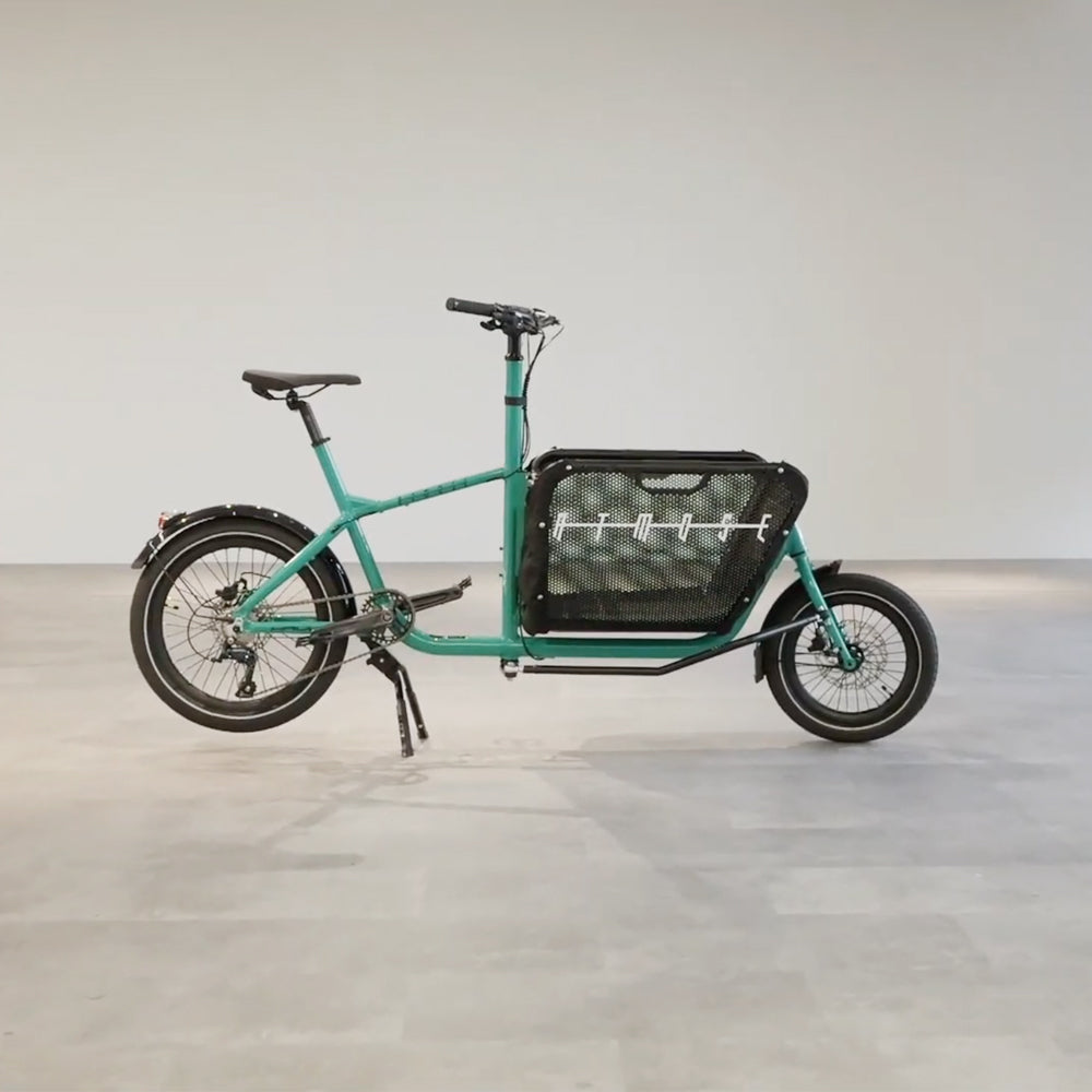 ATMOSE Haul’r P1 折りたたみ ミニカーゴバイク カーゴ自転車｜6061アルミ 軽量 コンパクト 都市型 通勤 買い物 ペット アウトドア 35kg積載