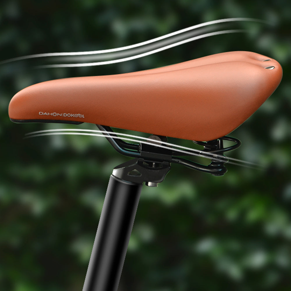 DAHON ダホン 純正 クラシック サドル CLASSIC SADDLE レザー調 合成皮革 自転車 クッション バネ 肉厚 柔らかい