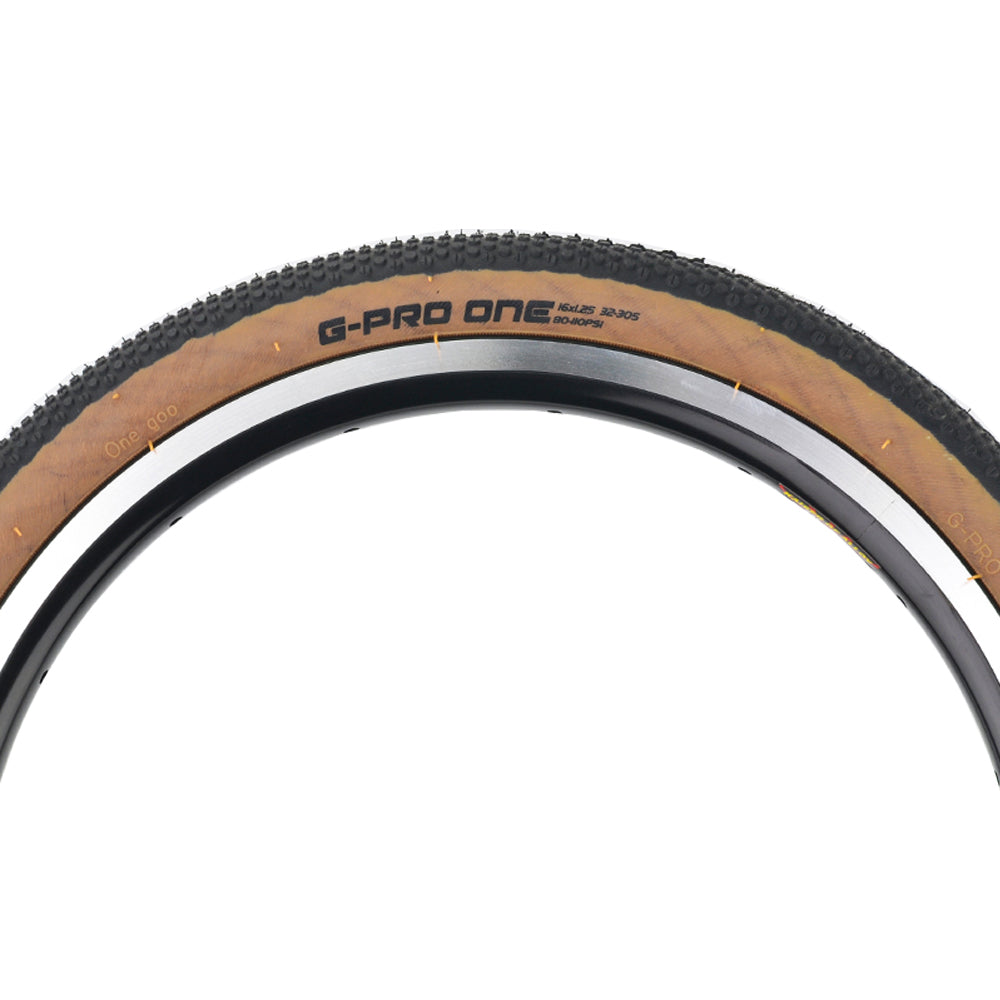 G-PRO ONE 16インチ タイヤ 1本 16x1.25 32-305 HE規格 60TPI DAHON ダホン K3 PLUS / K9X 軽量化 140g スピードアップ 110PSI 自転車