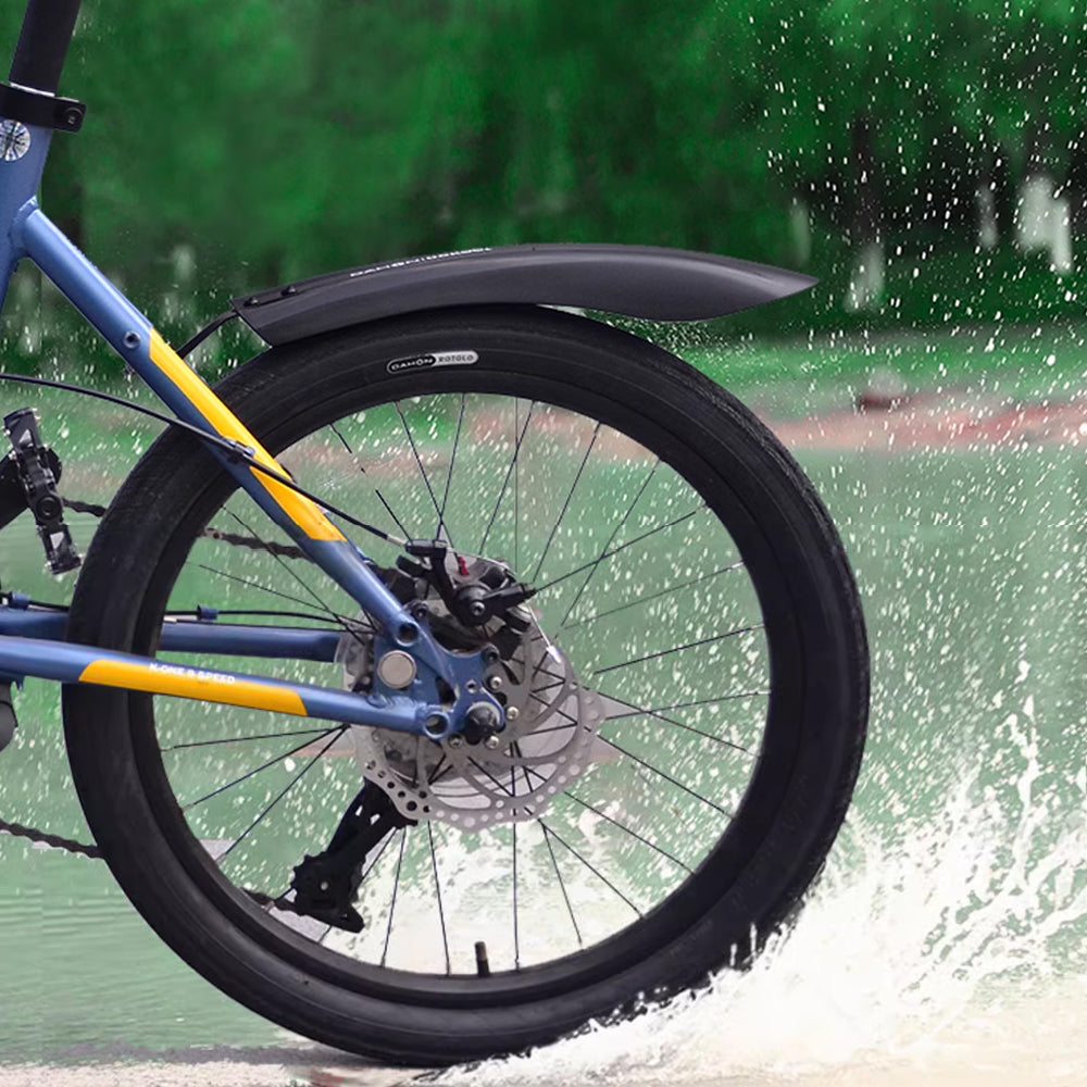 【並行輸入品】DAHON ダホン 18～22インチ マッドガード 泥除け DAHON K-ONE / HIT / UNIO / Visc / Falco その他多種対応 ブラック 横幅大