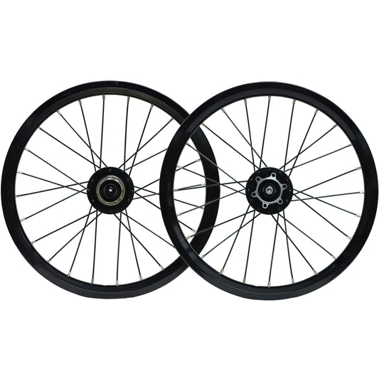 DAHON K3 PLUS / K9X 軽量ホイール 前後セット 16インチ BIKEMASTER 約1259g ミニベロ ダホン 手組 高精度 シールドベアリング 丈夫 スムーズ 305