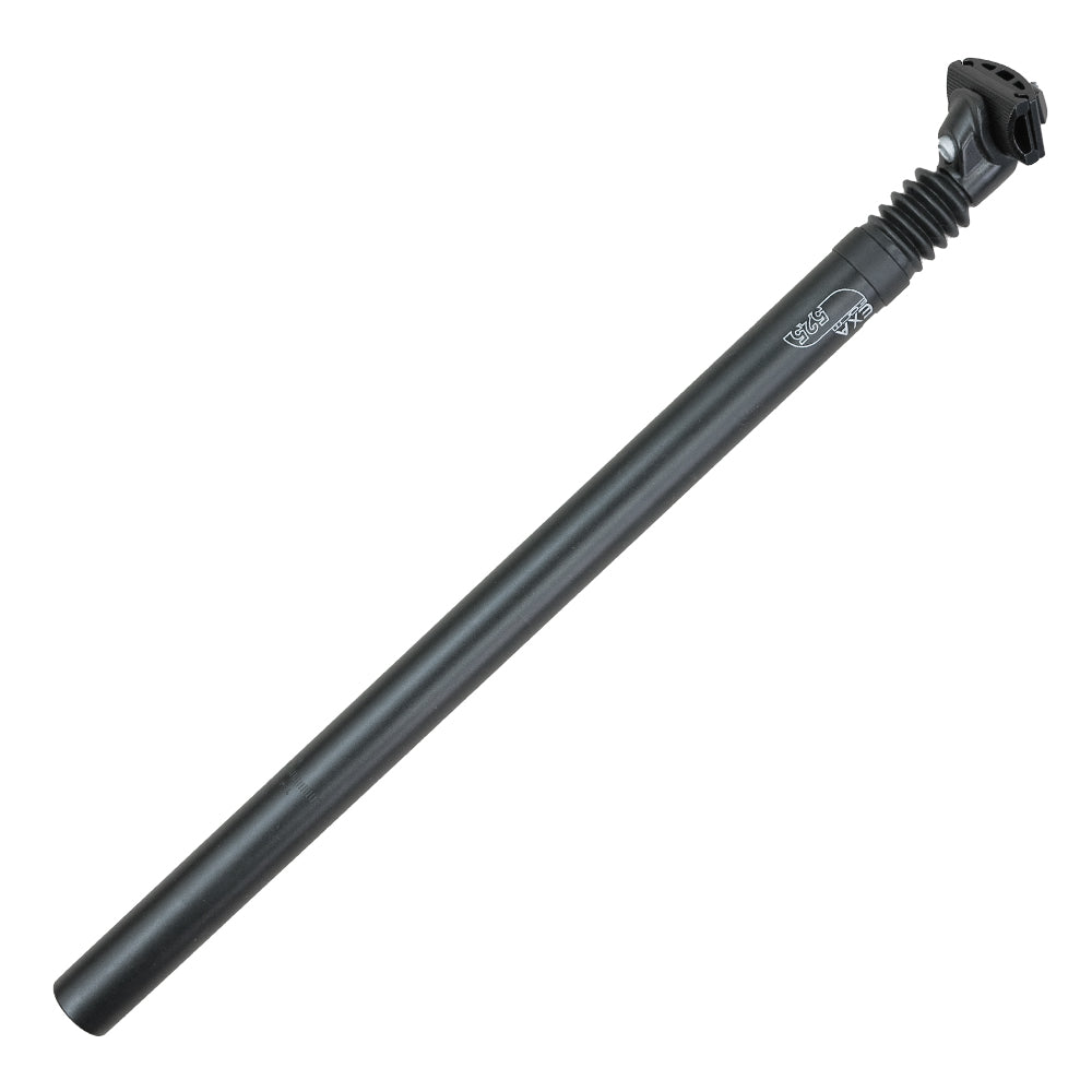 サスペンション シートポスト ブラック EXA form セットバック 580mm φ33.9 DAHON tern ミニベロ クッション 衝撃 緩和 サドル シート